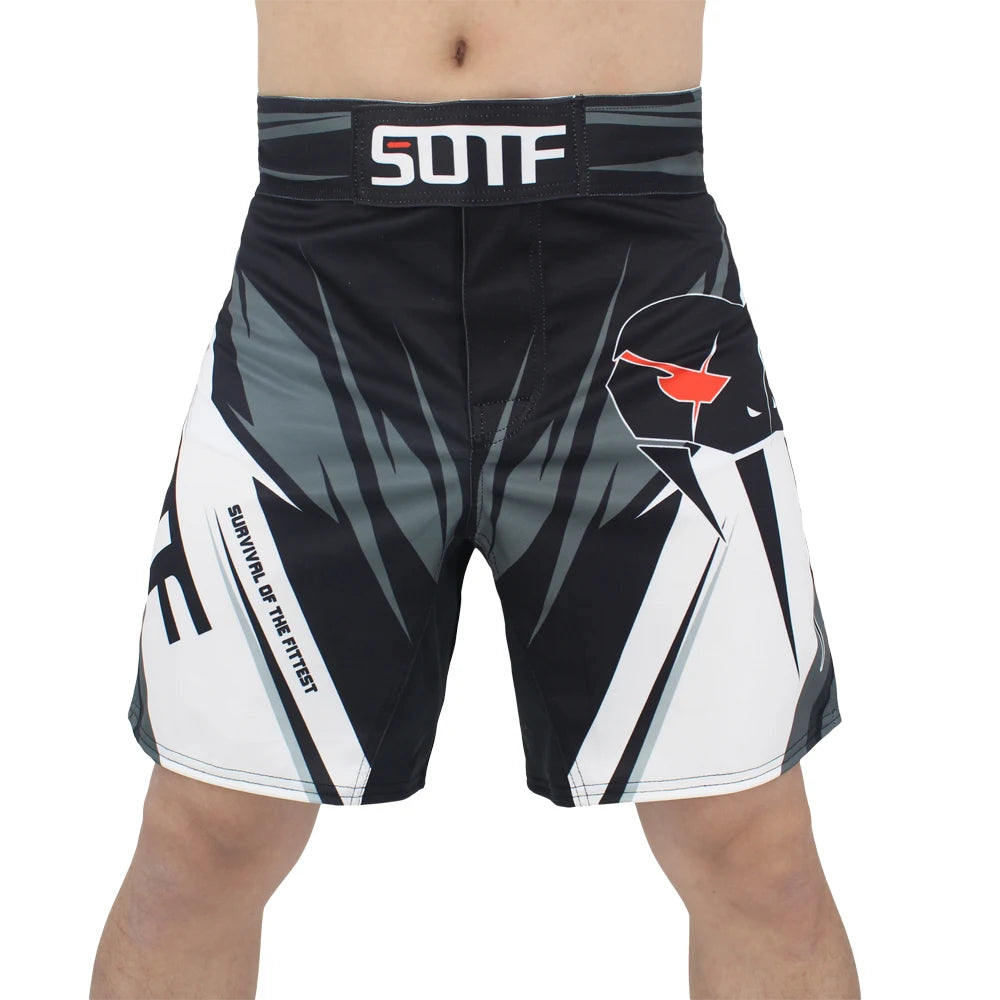 SOTF mma Adults Venomous snake geometric Tiger Muay Thai boxing shorts mma shorts boxing clothing fight shorts sanda
