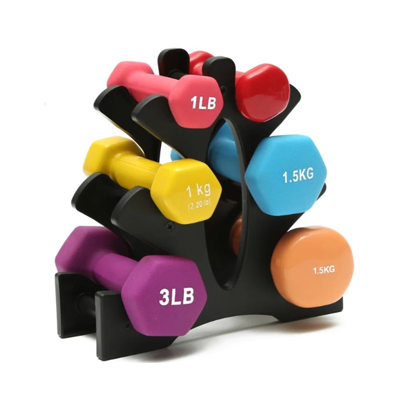 1PC 23*23cm 3-Tier Light-weight Dumbbell Storage Rack Stand Durable for Home Office Gym Dumbell Weight Rack