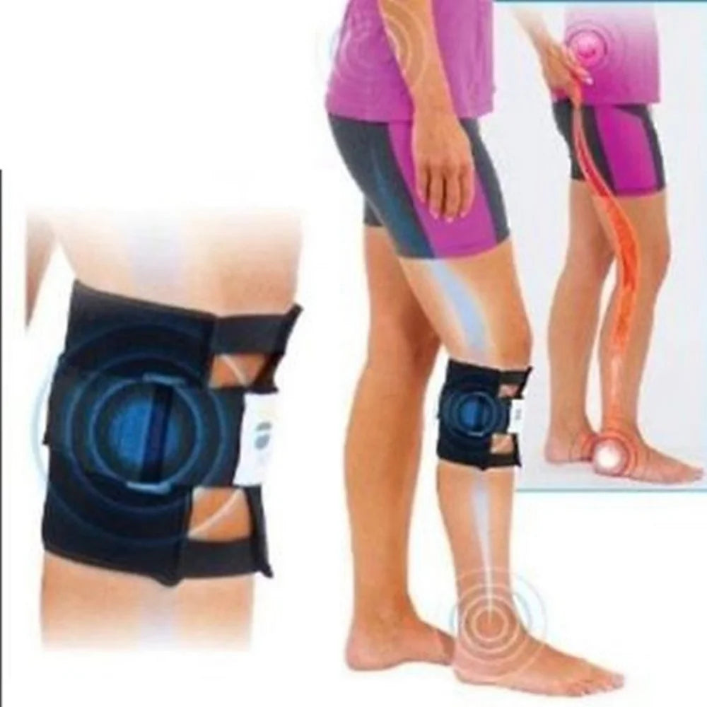 1pc Knee Brace Support Knee Leg Brace Back Pain Acupressure Sciatic Nerve Pad Health Care Basketball Volleyball Protection Brace