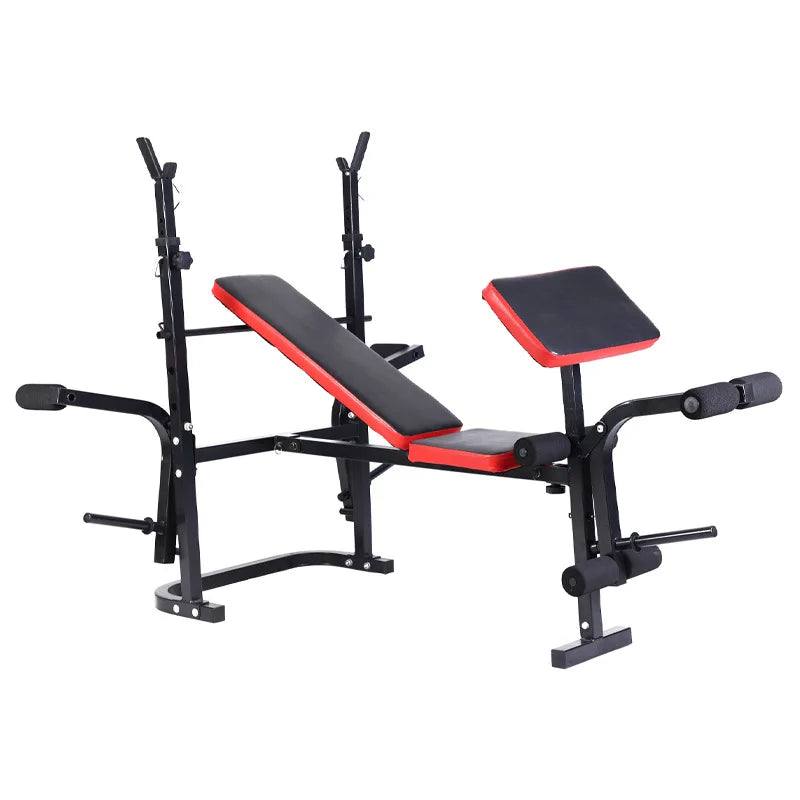GYM Training Household Folding Simple Weightlifting Bed, Bench Press Frame, Barbell Frame, Flat Push Bench, Dumbbell Stool
